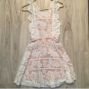 NWOT Pitaya White Lace Dress